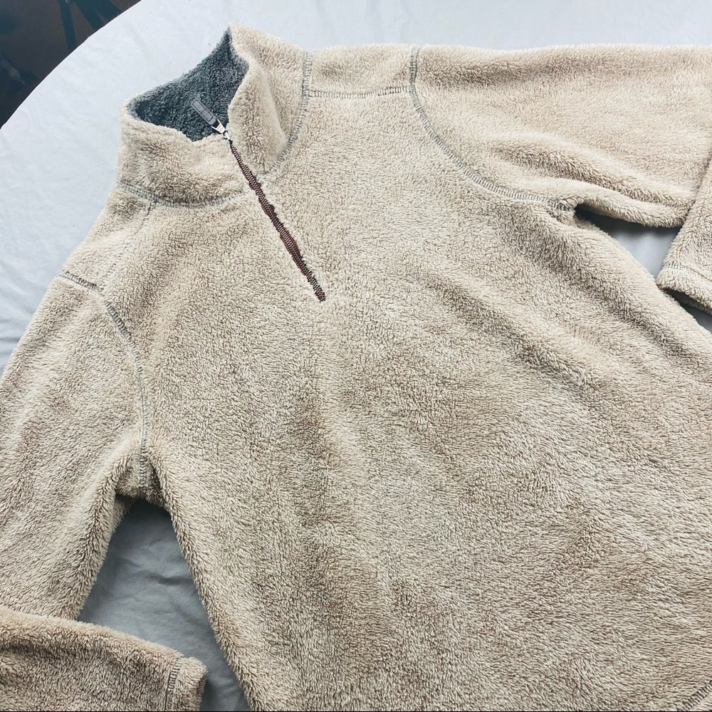 Oversized Sherpa Faux Fur Pullover Sweater